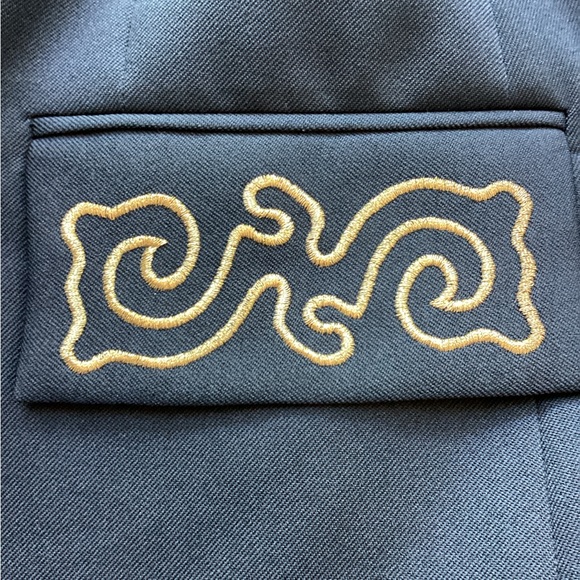 Vintage 1980’s Black & Gold Blazer. B30 - Picture 11 of 15